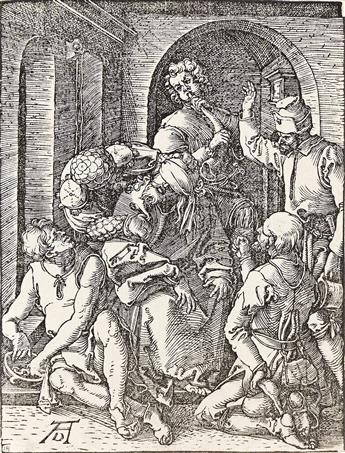 ALBRECHT DÜRER Christ Driving the Moneychangers from the Temple * The Mocking of Christ.